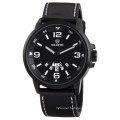 SKONE 9345 stainless steel chain black color wrist watch